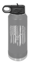 Load image into Gallery viewer, Deer Flag 2 Laser Engraved Water Bottle (Etched)

