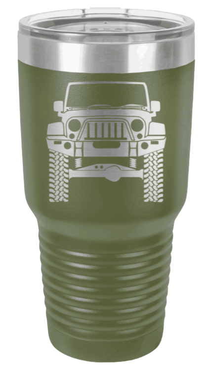 Laser engraved yeti tumbler 20oz (jeep online