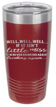 Load image into Gallery viewer, Never Drinking Again Laser Engraved Tumbler (Etched)
