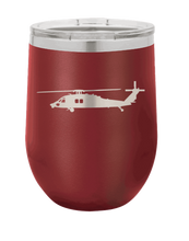 Load image into Gallery viewer, Blackhawk Laser Engraved Wine Tumbler (Etched)
