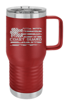 Load image into Gallery viewer, Coast Guard Flag Laser Engraved Mug (Etched)
