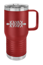 Load image into Gallery viewer, Kayak Laser Engraved Mug (Etched)

