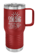 Load image into Gallery viewer, Sunshine Mixed with a Little Hurricane Laser Engraved Mug (Etched)
