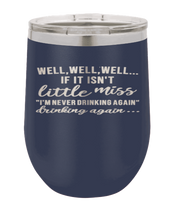 Load image into Gallery viewer, Never Drinking Again Laser Engraved Wine Tumbler (Etched)
