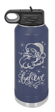 Load image into Gallery viewer, Santa Laser Engraved Water Bottle (Etched)

