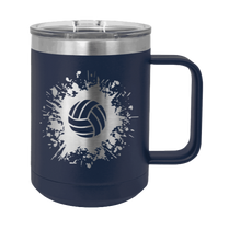 Load image into Gallery viewer, Volleyball Laser Engraved Mug (Etched)
