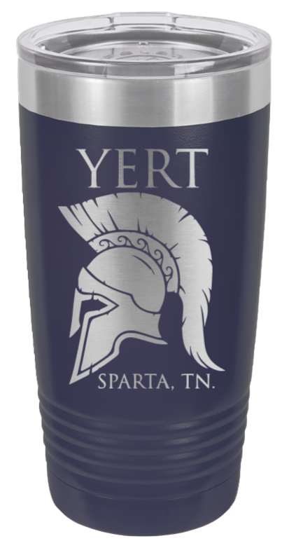 Yert - Sparta, TN Laser Engraved Water Bottle (Etched)