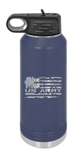 Load image into Gallery viewer, Army Flag Laser Engraved Water Bottle (Etched)
