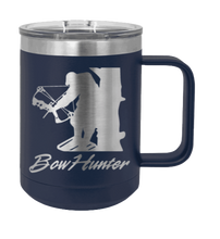 Load image into Gallery viewer, Bow Hunter Laser Engraved Mug (Etched)
