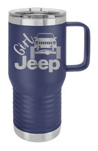 Load image into Gallery viewer, Girl Jeep Cherokee Laser Engraved Mug (Etched)
