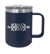 Load image into Gallery viewer, Kayak Laser Engraved Mug (Etched)
