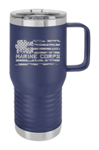 Load image into Gallery viewer, Marine Corps Flag Laser Engraved Mug (Etched)
