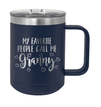 Load image into Gallery viewer, My Favorite People Call Me Granny Laser Engraved Mug (Etched) - Customizable
