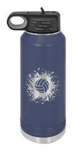 Load image into Gallery viewer, Volleyball Laser Engraved Water Bottle (Etched)
