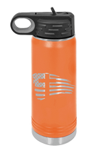 Load image into Gallery viewer, Cross Flag 2 Laser Engraved Water Bottle (Etched)
