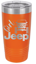Load image into Gallery viewer, Girl Jeep YJ Laser Engraved Tumbler (Etched)
