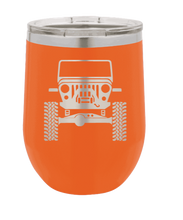 Load image into Gallery viewer, JEEP CJ Laser Engraved Wine Tumbler (Etched)
