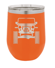 Load image into Gallery viewer, JEEP TJ Laser Engraved Wine Tumbler (Etched)
