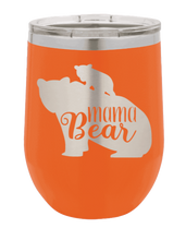 Load image into Gallery viewer, Mama Bear with Cub Laser Engraved Wine Tumbler (Etched)
