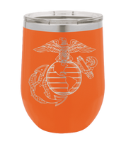 Load image into Gallery viewer, U.S. Marine Corps Laser Engraved Wine Tumbler (Etched)
