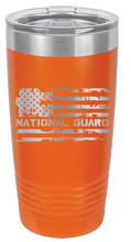 Load image into Gallery viewer, National Guard Flag Laser Engraved Tumbler (Etched)
