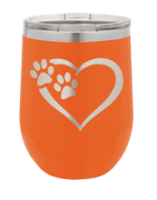 Load image into Gallery viewer, Puppy Love Laser Engraved Wine Tumbler (Etched)
