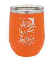 Load image into Gallery viewer, Santa Laser Engraved Wine Tumbler (Etched)
