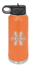 Load image into Gallery viewer, Snowflake Laser Engraved Water Bottle (Etched)

