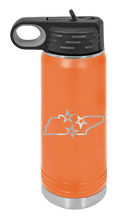 Load image into Gallery viewer, TN Tri-Star State Laser Engraved Water Bottle  (Etched)

