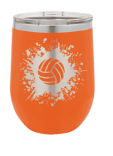 Load image into Gallery viewer, Volleyball Laser Engraved Wine Tumbler (Etched)
