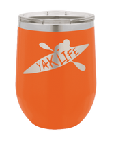 Load image into Gallery viewer, Yak Life Laser Engraved Wine Tumbler (Etched)
