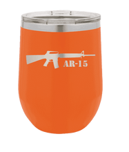 Load image into Gallery viewer, AR-15 Laser Engraved Wine Tumbler (Etched)
