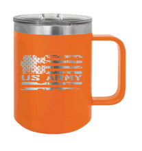 Load image into Gallery viewer, Army Flag Laser Engraved Mug (Etched)
