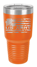 Load image into Gallery viewer, Army Flag Laser Engraved Tumbler (Etched)
