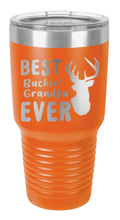 Load image into Gallery viewer, Best Buckin&#39; Grandpa Laser Engraved Tumbler (Etched)
