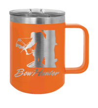 Load image into Gallery viewer, Bow Hunter Laser Engraved Mug (Etched)
