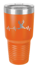 Load image into Gallery viewer, Deer Heartbeat Laser Engraved Tumbler (Etched)
