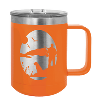 Load image into Gallery viewer, Hunter with Dog Laser Engraved Mug (Etched)
