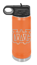 Load image into Gallery viewer, WCHS (Warren County, TN) Laser Engraved Water Bottle (Etched)
