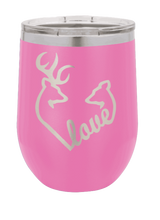 Load image into Gallery viewer, Buck Doe Love Laser Engraved Wine Tumbler (Etched)*
