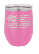 Load image into Gallery viewer, National Guard Flag Laser Engraved Wine Tumbler (Etched)
