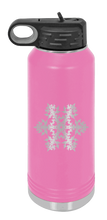 Load image into Gallery viewer, Snowflake Laser Engraved Water Bottle (Etched)
