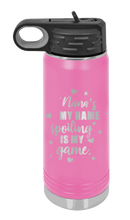 Load image into Gallery viewer, Spoiling Is My Game Laser Engraved Water Bottle (Etched)
