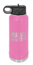 Load image into Gallery viewer, Air Force Flag Laser Engraved Water Bottle (Etched)
