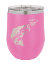 Load image into Gallery viewer, Bass Laser Engraved Wine Tumbler (Etched)
