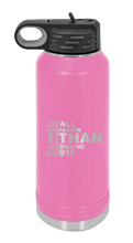 Load image into Gallery viewer, All Faster than Dialing 911 Laser Engraved Water Bottle (Etched)
