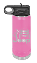 Load image into Gallery viewer, Girl Jeep Cherokee Laser Engraved Water Bottle (Etched)
