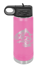 Load image into Gallery viewer, Salmon Jumping Laser Engraved Water Bottle (Etched)
