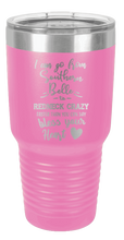 Load image into Gallery viewer, Southern Belle to Redneck Crazy Laser Engraved Tumbler (Etched)

