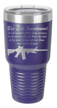 Load image into Gallery viewer, 2nd Amendment Laser Engraved Tumbler (Etched)
